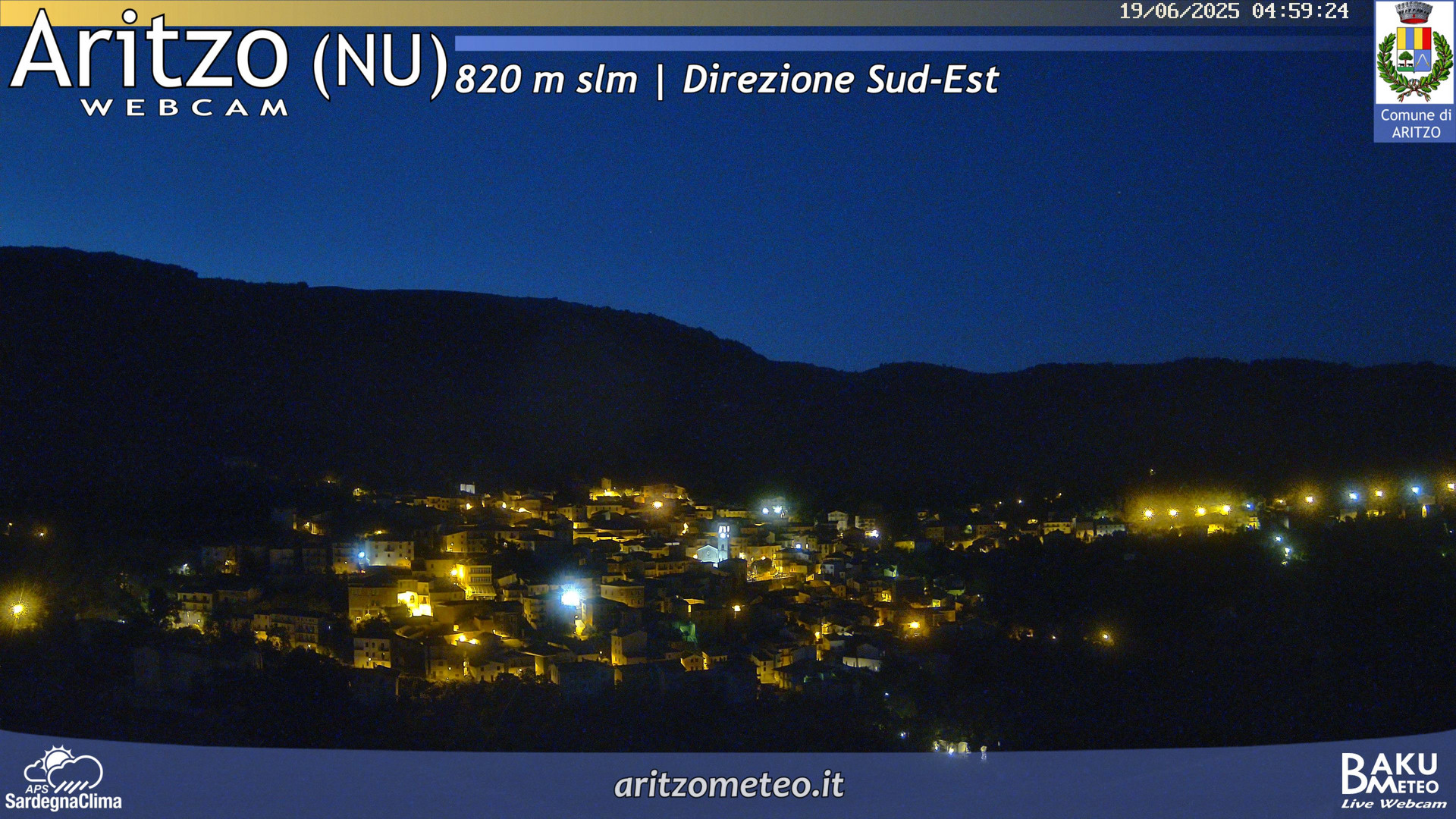 time-lapse frame, Aritzo webcam