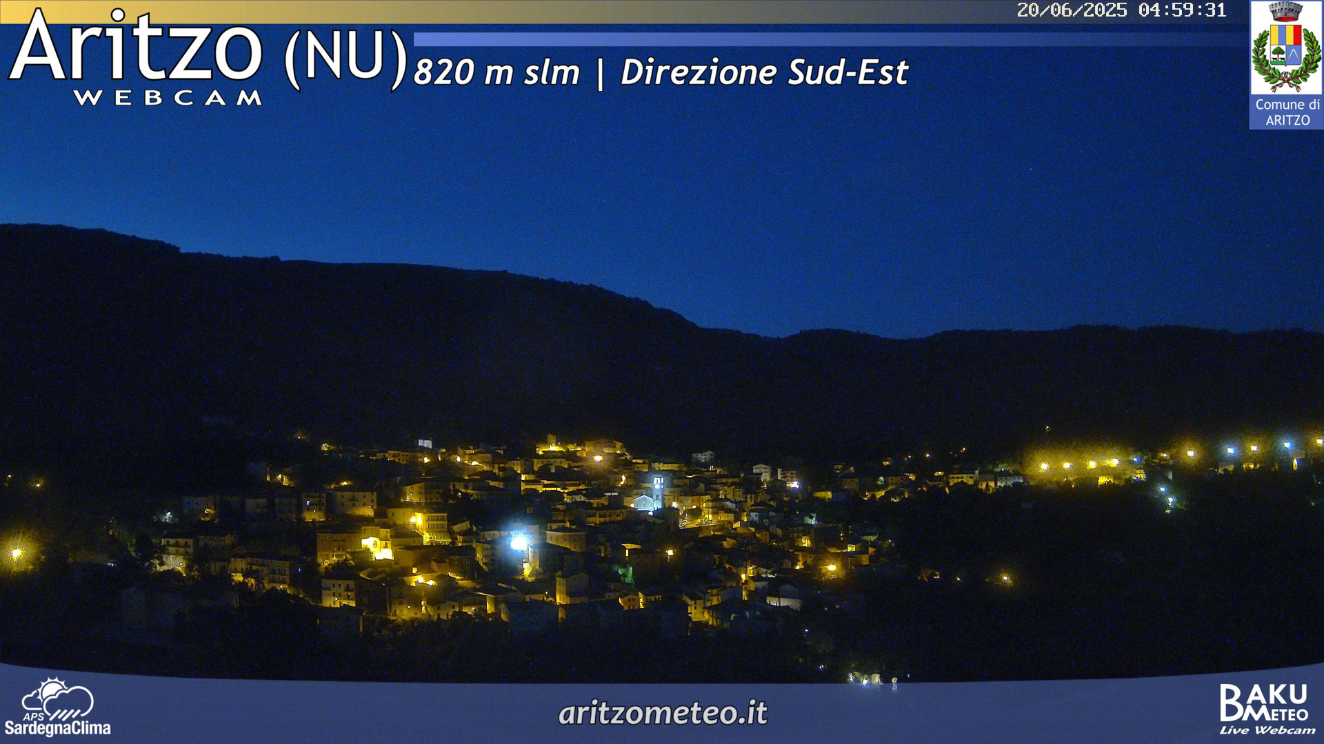 time-lapse frame, Aritzo webcam
