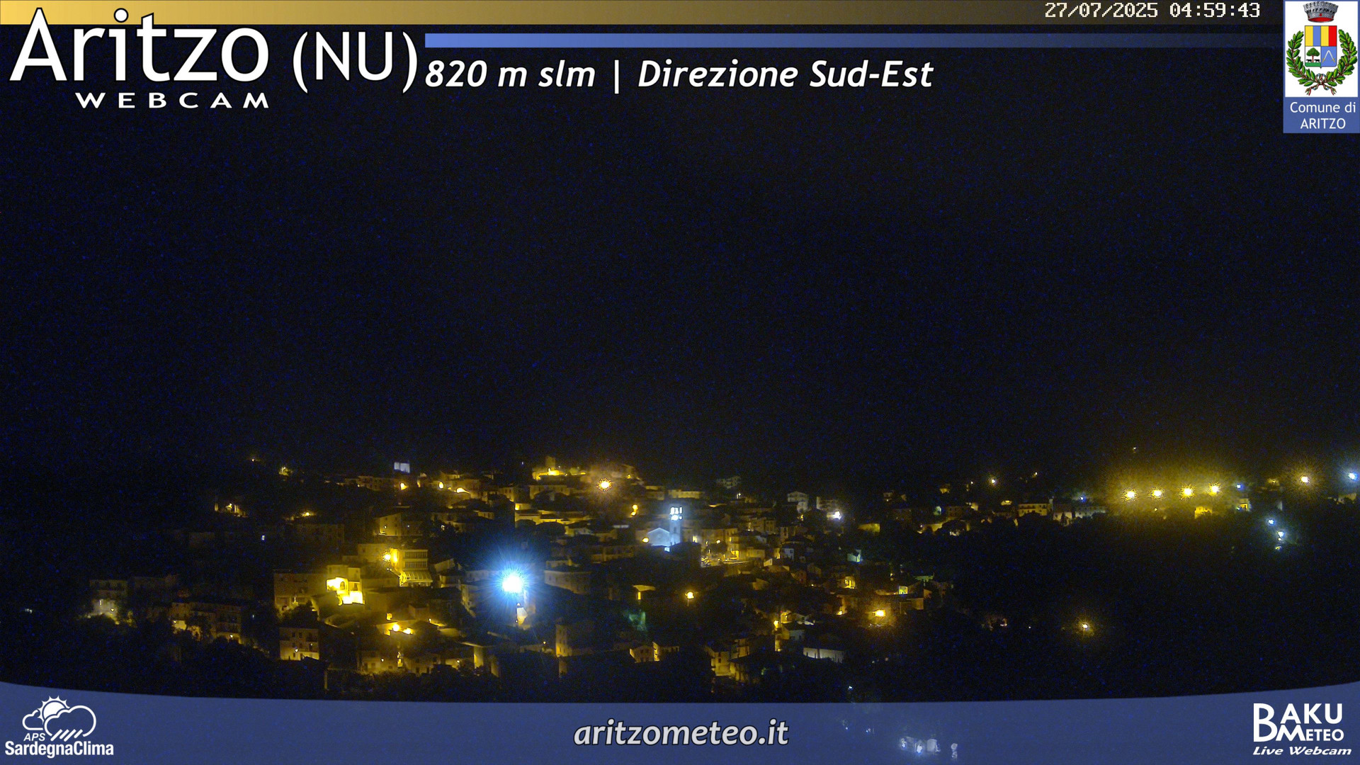time-lapse frame, Aritzo webcam