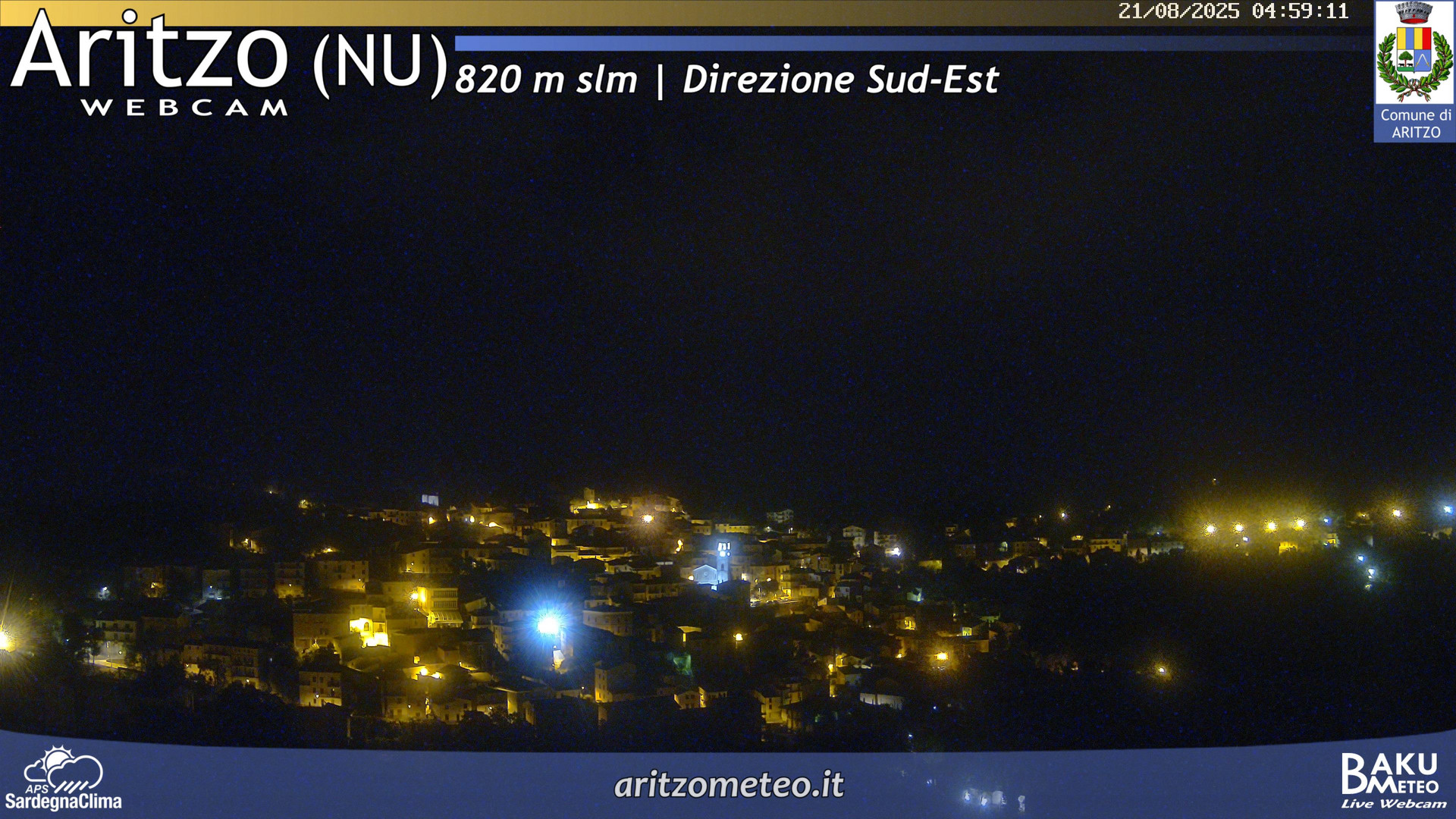 time-lapse frame, Aritzo webcam