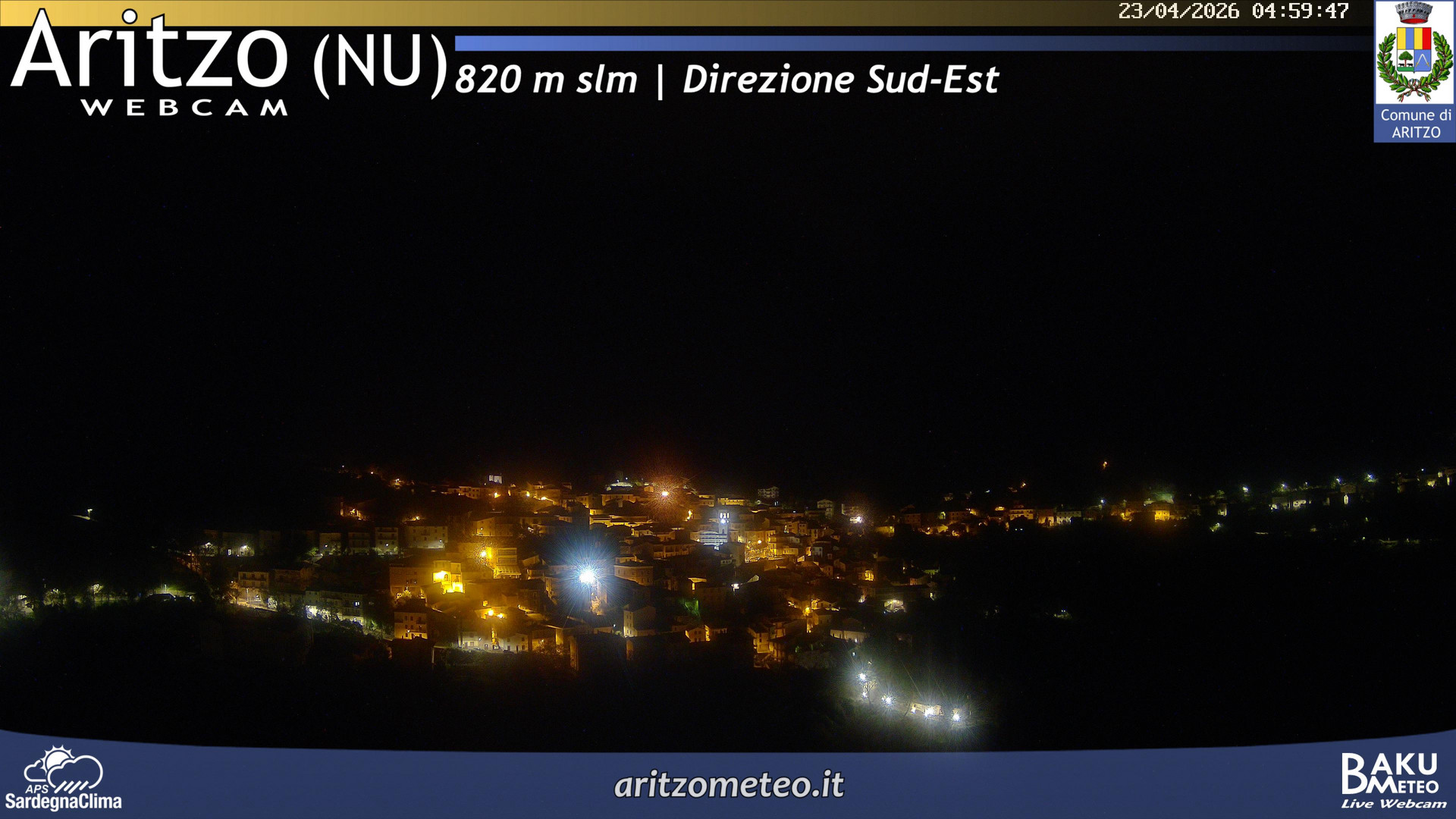 time-lapse frame, Aritzo webcam