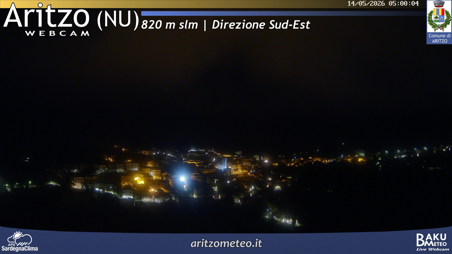 time-lapse frame, Aritzo webcam