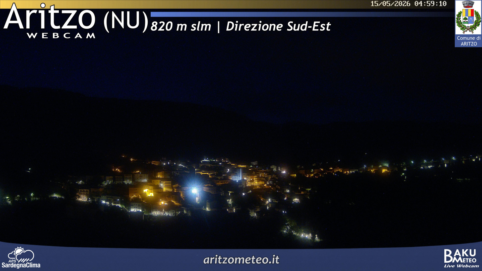 time-lapse frame, Aritzo webcam