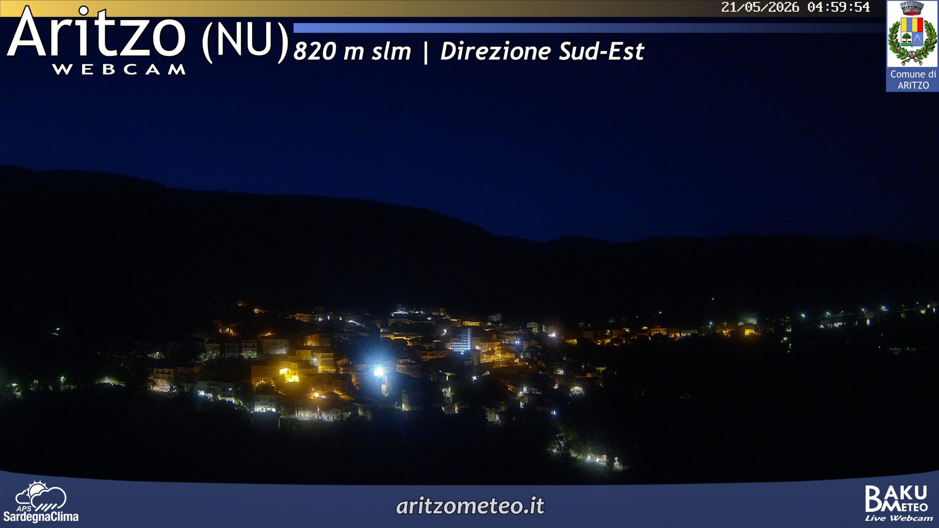 time-lapse frame, Aritzo webcam