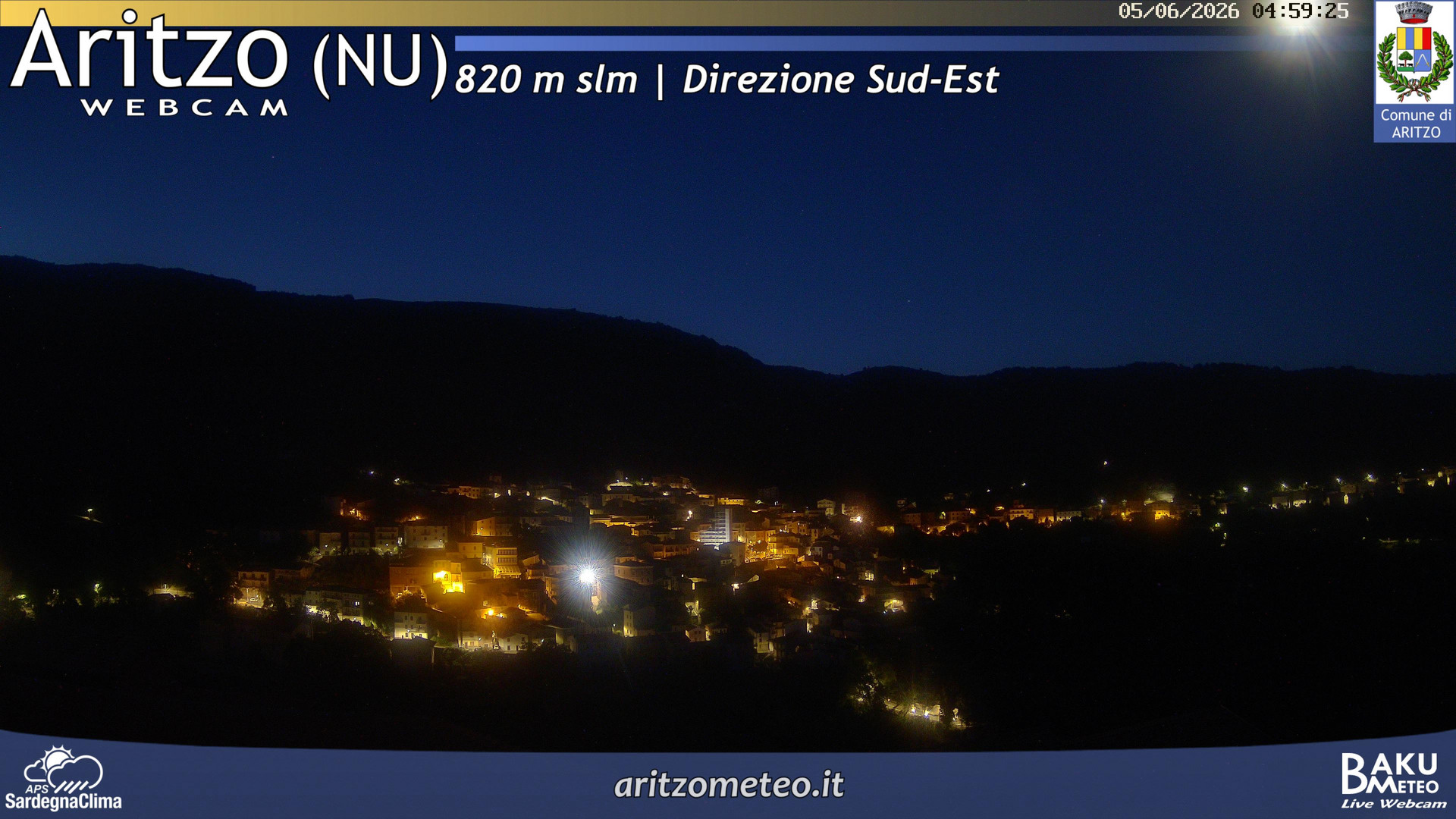 time-lapse frame, Aritzo webcam