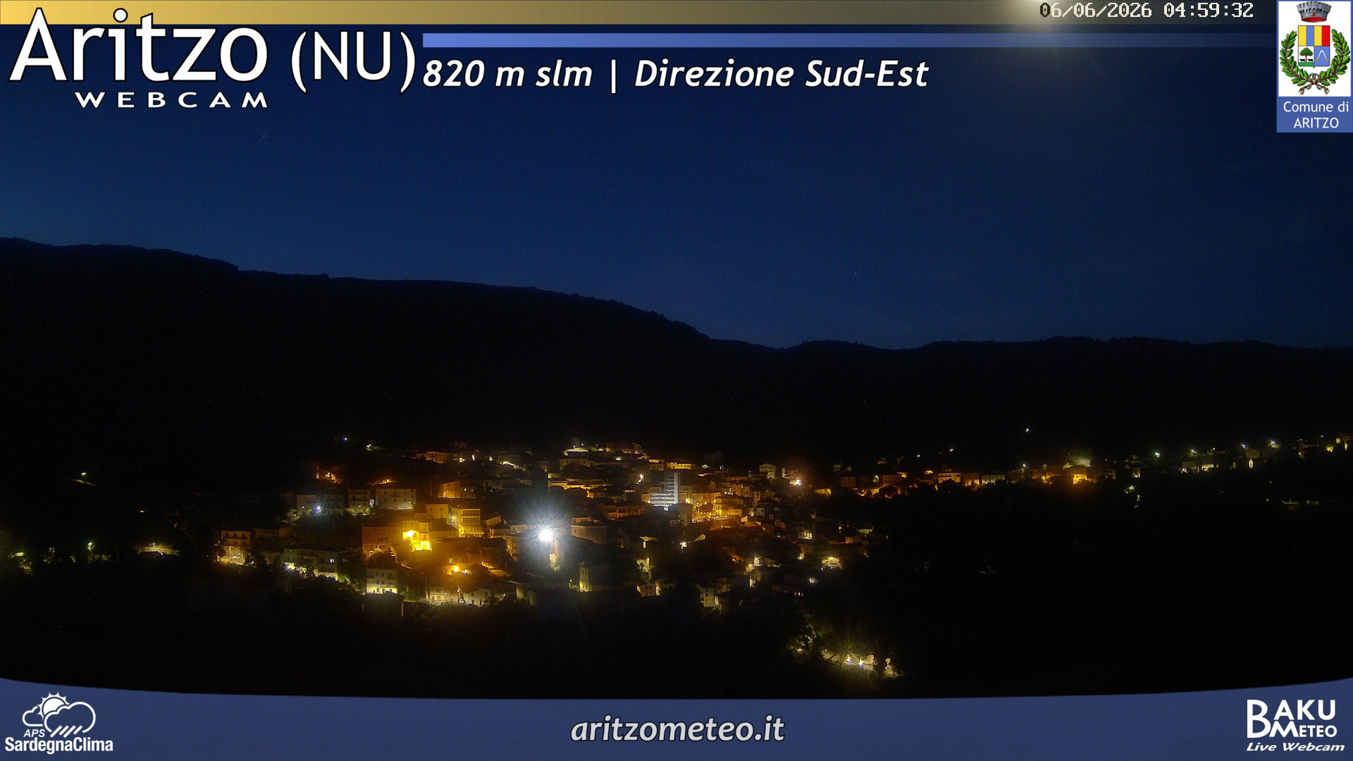 time-lapse frame, Aritzo webcam