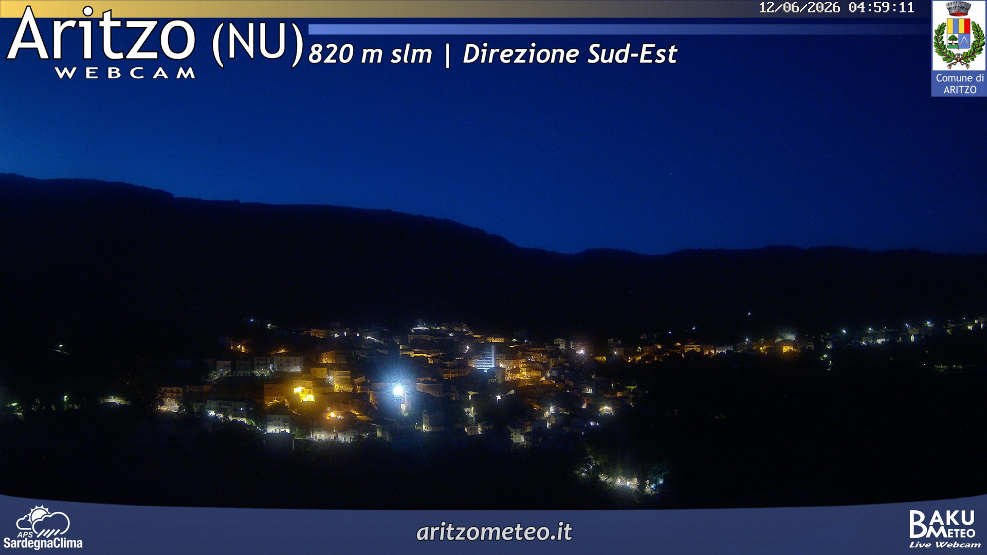time-lapse frame, Aritzo webcam