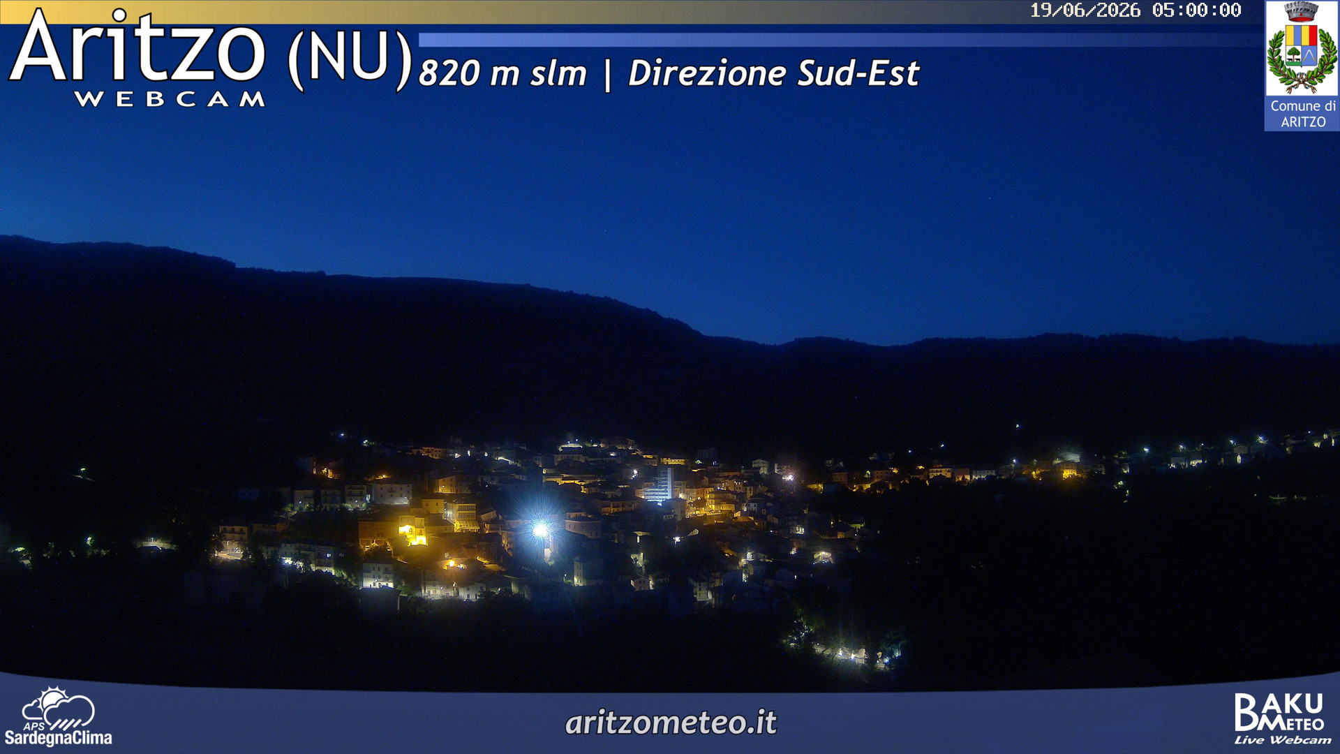 time-lapse frame, Aritzo webcam