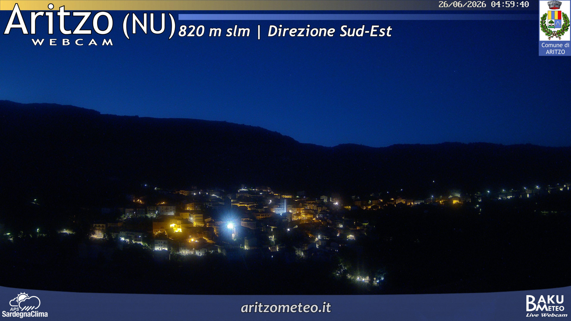 time-lapse frame, Aritzo webcam