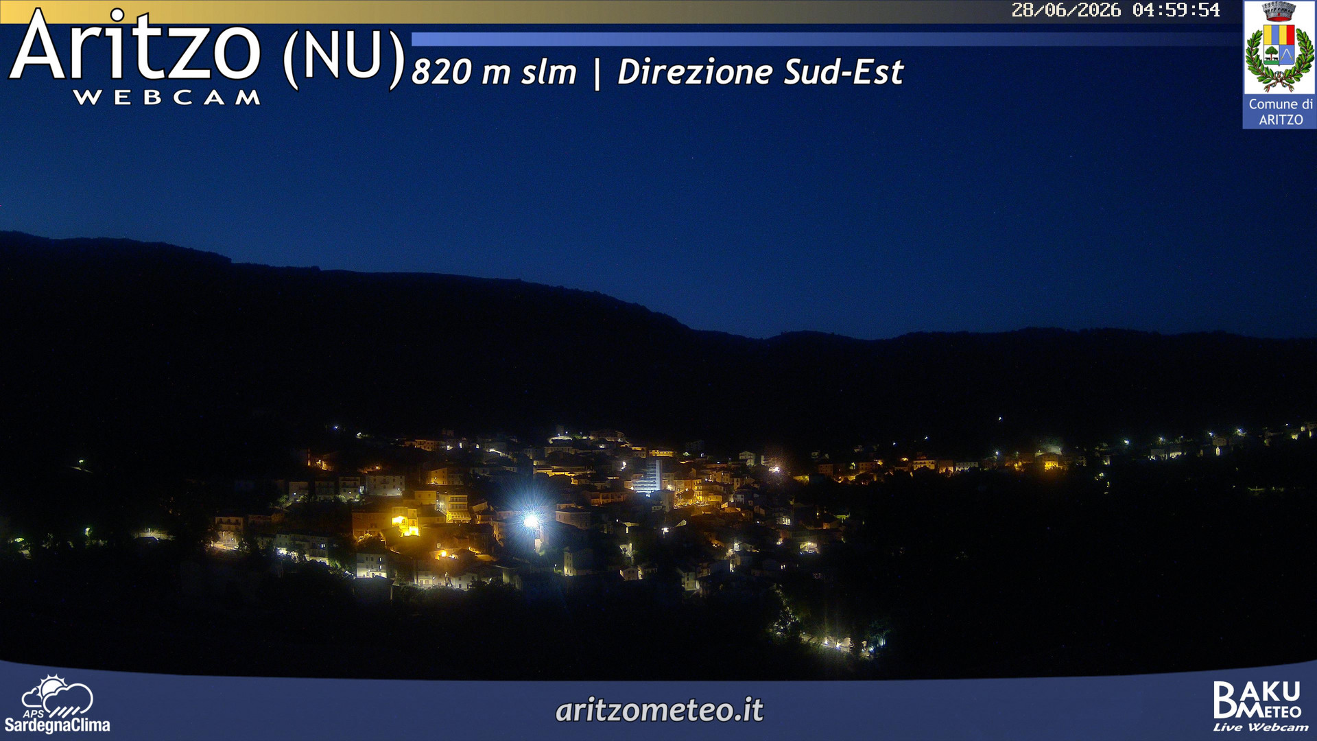 time-lapse frame, Aritzo webcam