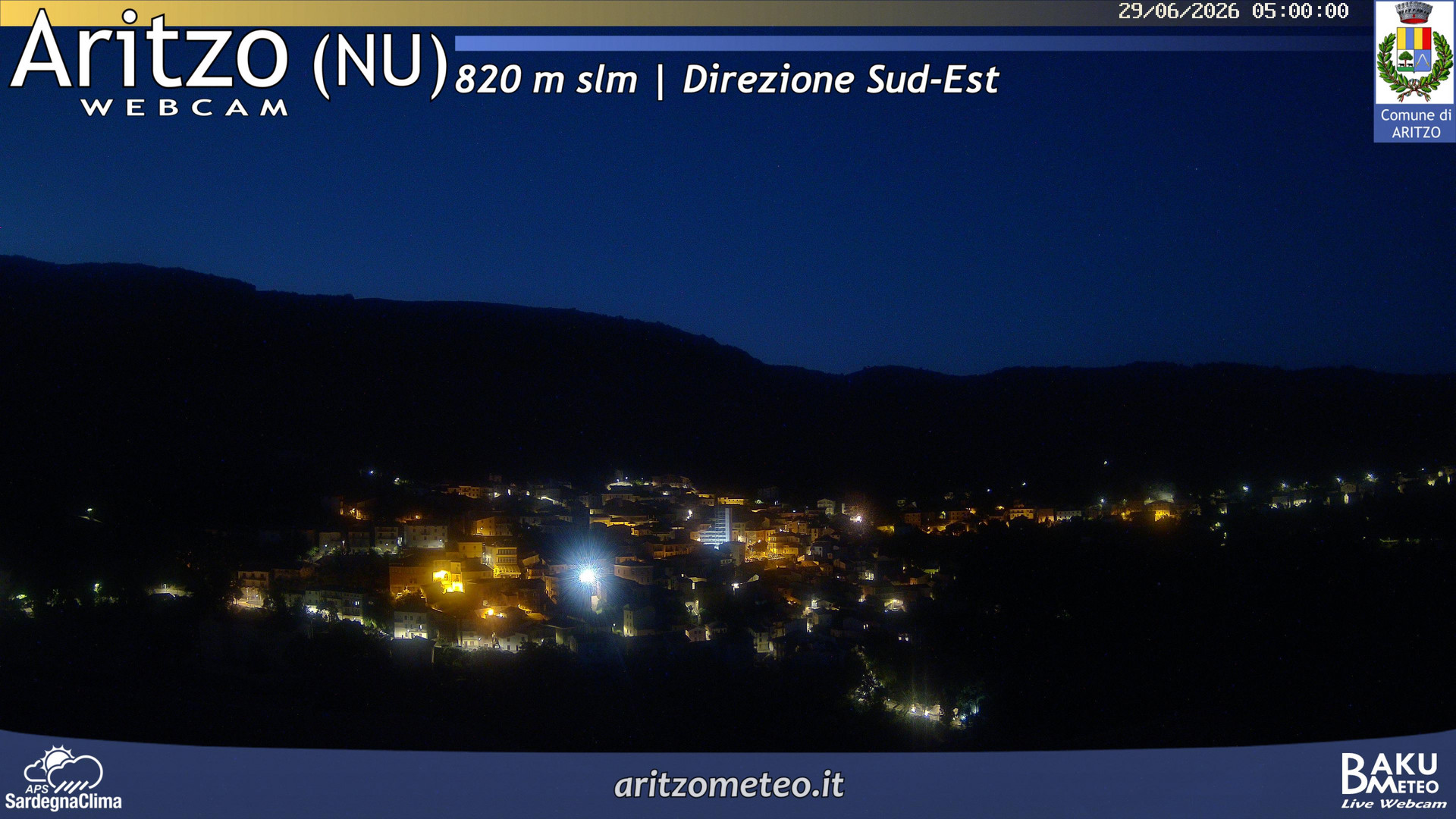 time-lapse frame, Aritzo webcam