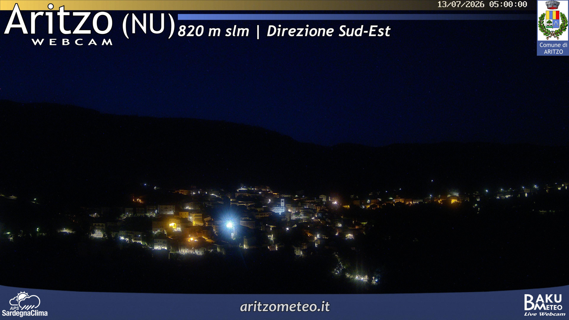 time-lapse frame, Aritzo webcam