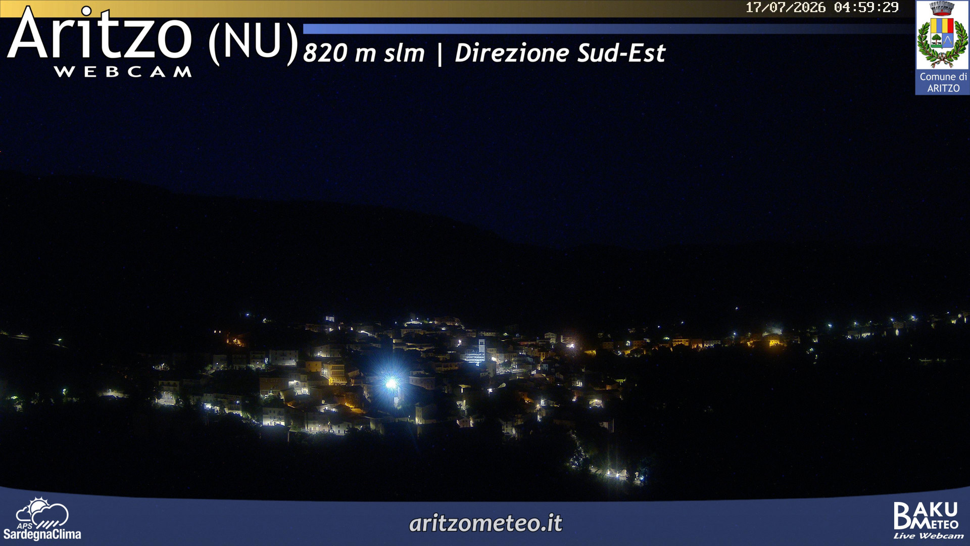 time-lapse frame, Aritzo webcam
