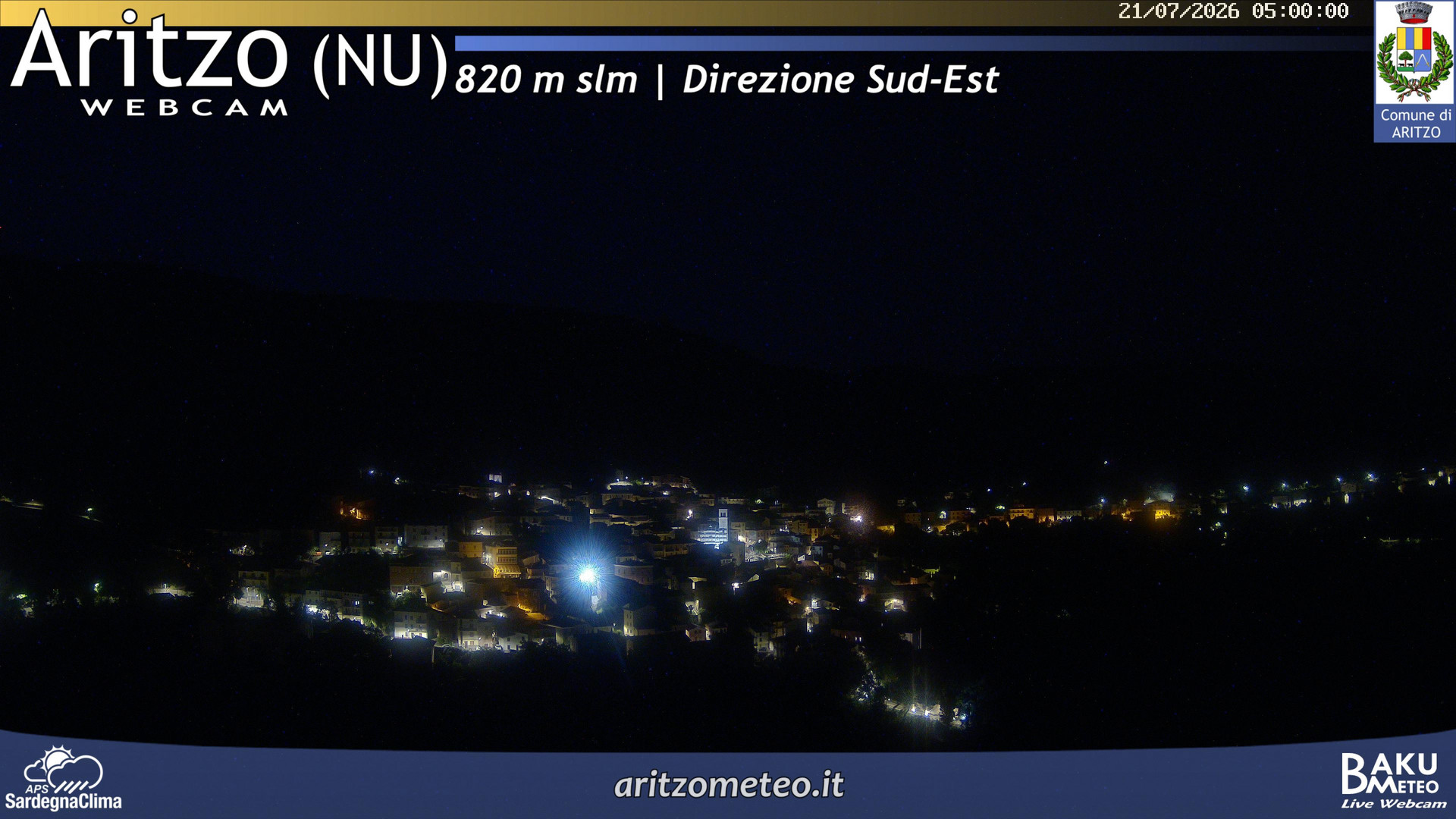 time-lapse frame, Aritzo webcam