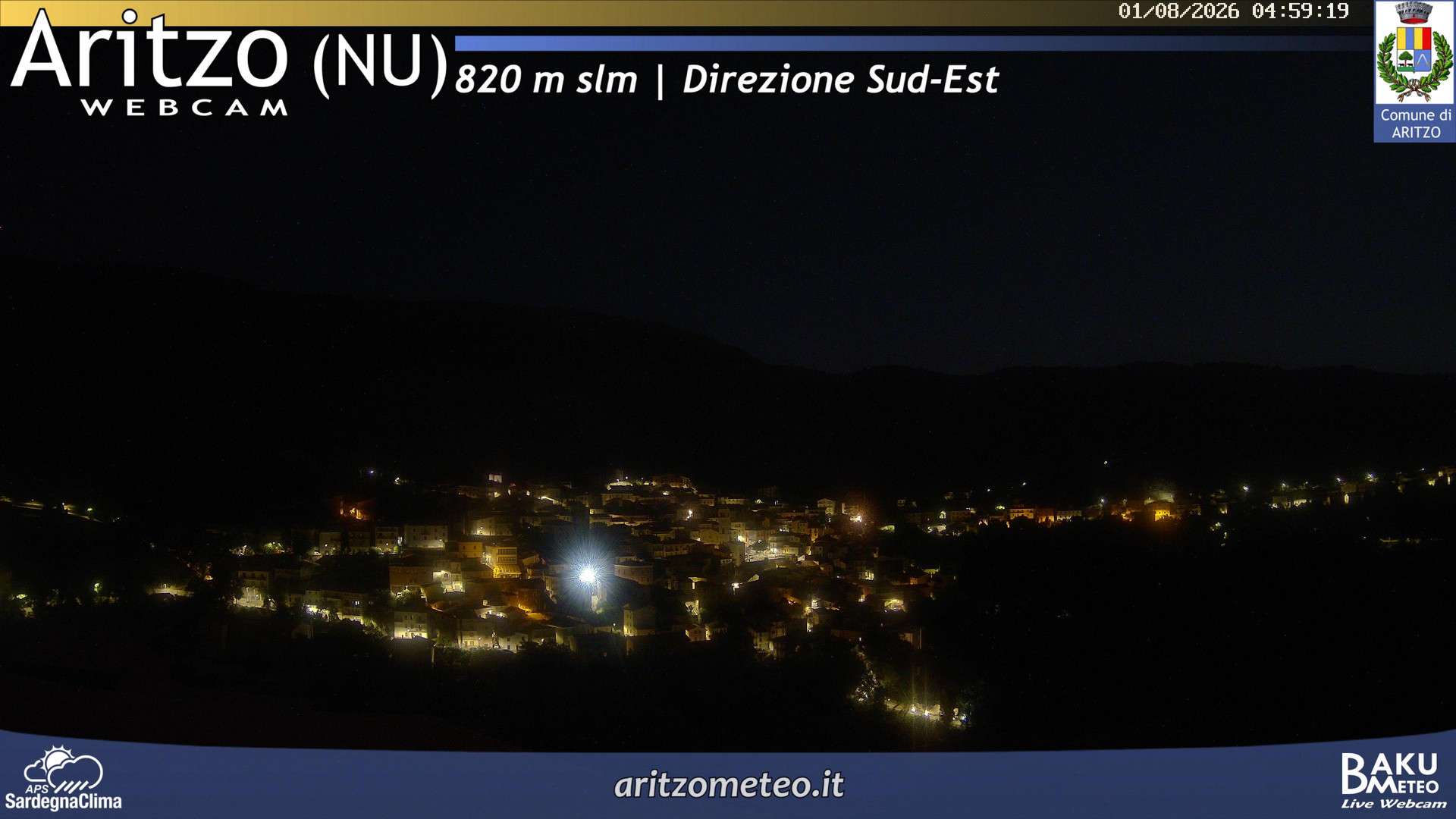 time-lapse frame, Aritzo webcam