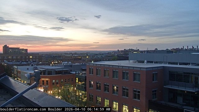 time-lapse frame, Boulder East daily time lapse webcam