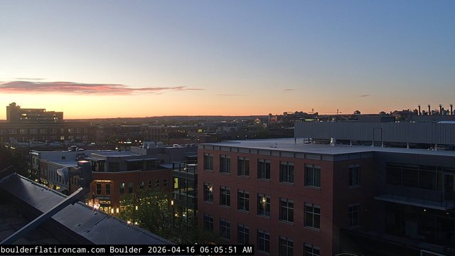 time-lapse frame, Boulder East daily time lapse webcam