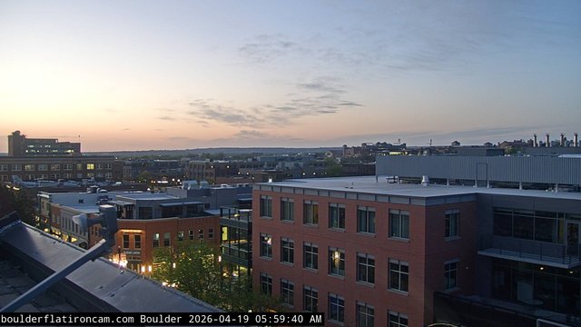 time-lapse frame, Boulder East daily time lapse webcam