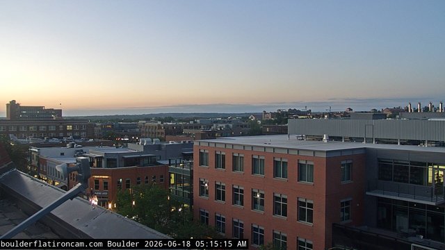 time-lapse frame, Boulder East daily time lapse webcam