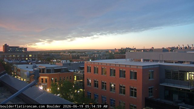 time-lapse frame, Boulder East daily time lapse webcam