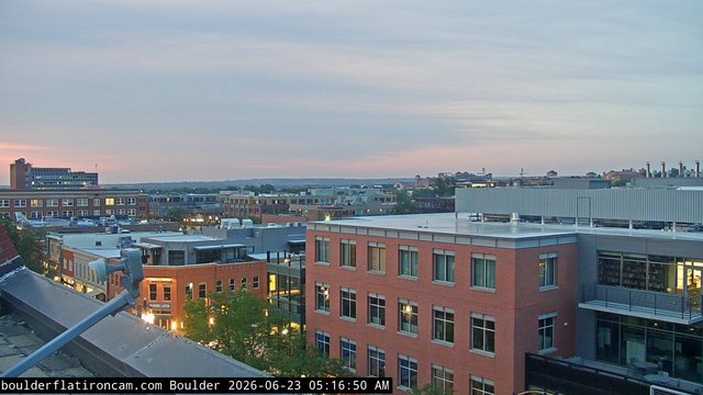time-lapse frame, Boulder East daily time lapse webcam