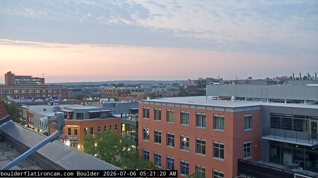 time-lapse frame, Boulder East daily time lapse webcam