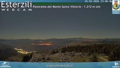 view from Monte Santa Vittoria on 2026-02-23