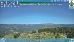 view from Monte Santa Vittoria on 2026-04-28