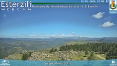 view from Monte Santa Vittoria on 2026-05-12