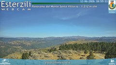 view from Monte Santa Vittoria on 2026-06-12