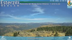 view from Monte Santa Vittoria on 2026-06-14