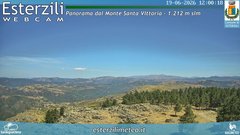 view from Monte Santa Vittoria on 2026-06-19