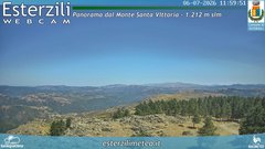 view from Monte Santa Vittoria on 2026-07-06
