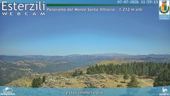 view from Monte Santa Vittoria on 2026-07-07