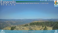view from Monte Santa Vittoria on 2026-07-09