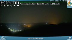 view from Monte Santa Vittoria on 2026-07-23