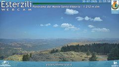 view from Monte Santa Vittoria on 2026-07-30
