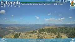 view from Monte Santa Vittoria on 2026-08-09