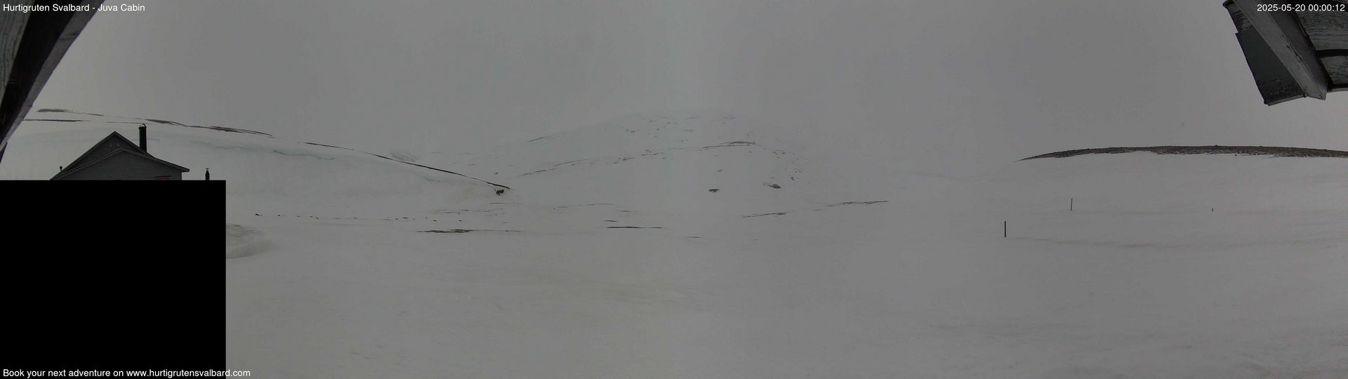 time-lapse frame, Hurtigruten Svalbard - Brentskaret webcam