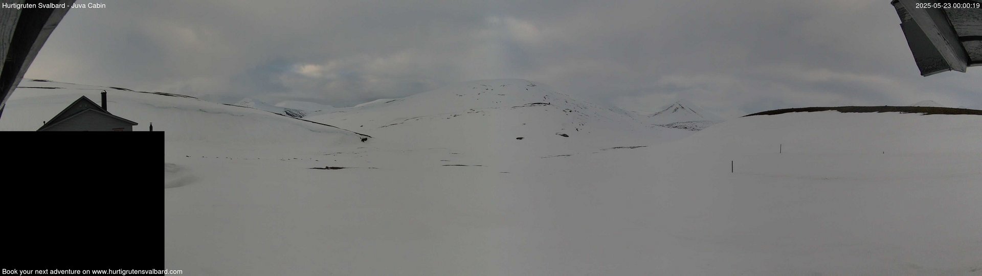 time-lapse frame, Hurtigruten Svalbard - Brentskaret webcam