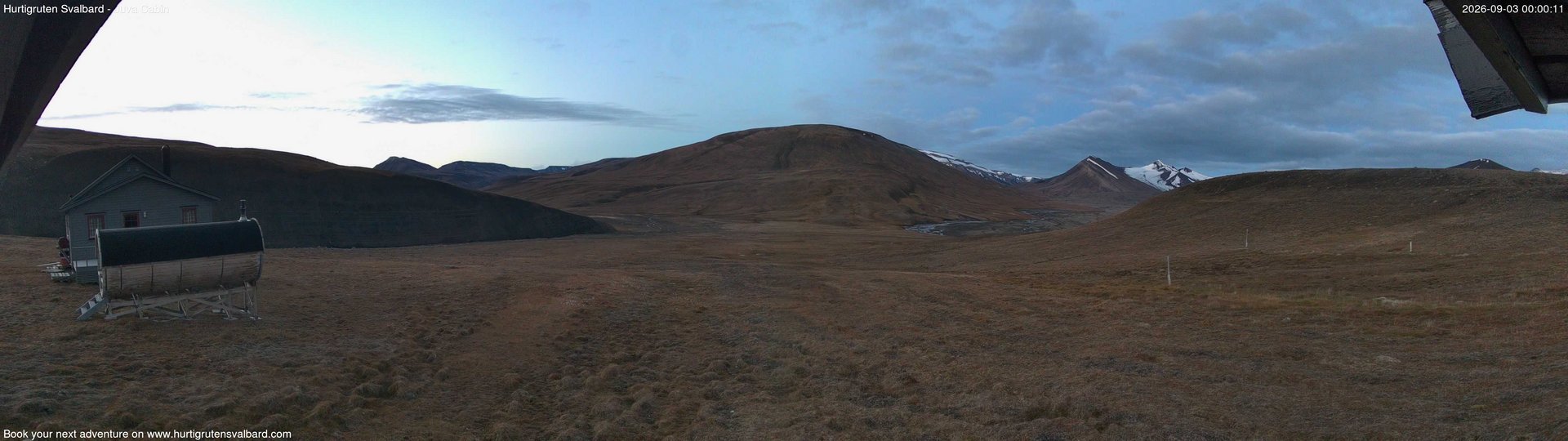 Hurtigruten Svalbard - Brentskaret webcam time-lapse frame, Hurtigruten Svalbard - Brentskaret webcam