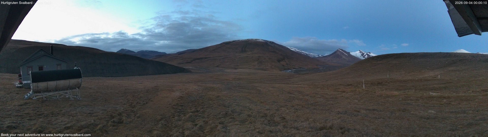 Hurtigruten Svalbard - Brentskaret webcam time-lapse frame, Hurtigruten Svalbard - Brentskaret webcam