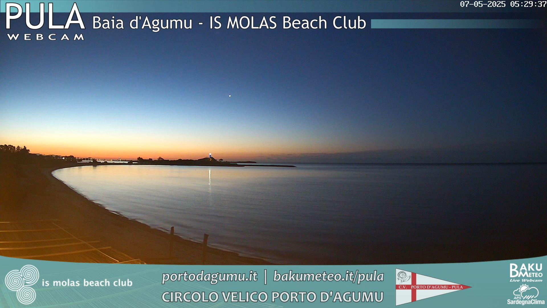 time-lapse frame, Porto d'Agumu webcam