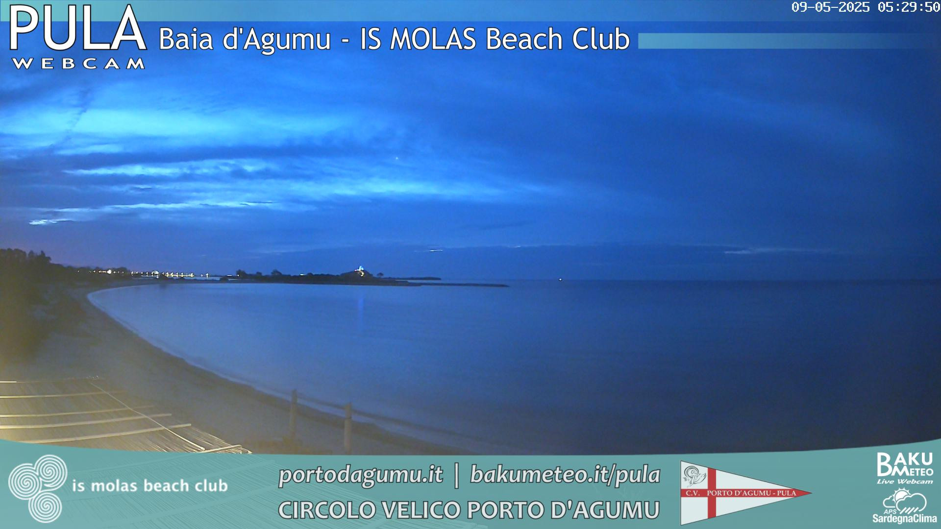 time-lapse frame, Porto d'Agumu webcam