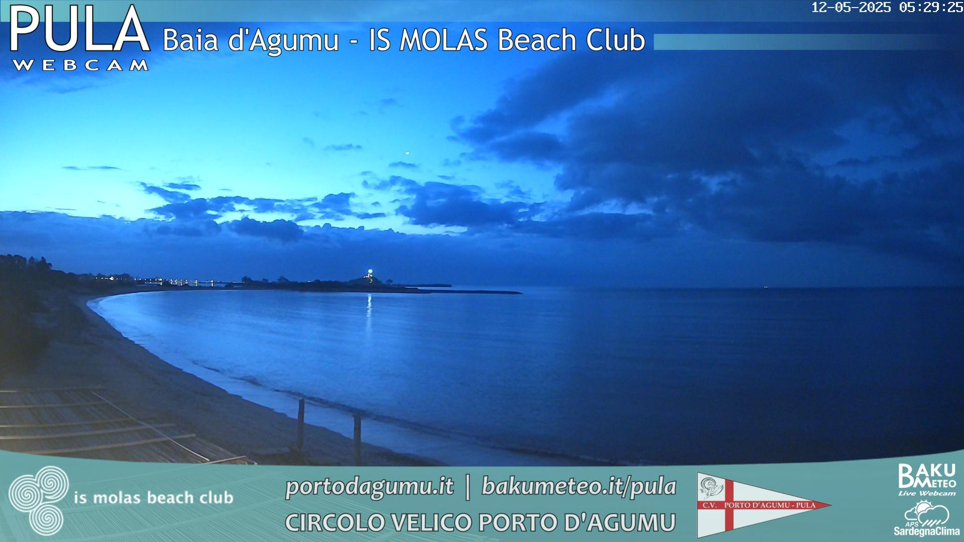 time-lapse frame, Porto d'Agumu webcam