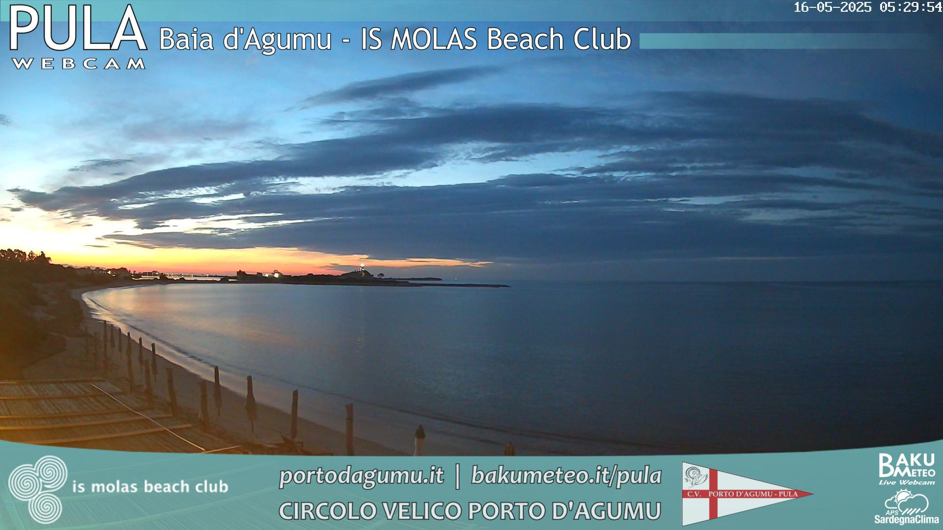 time-lapse frame, Porto d'Agumu webcam