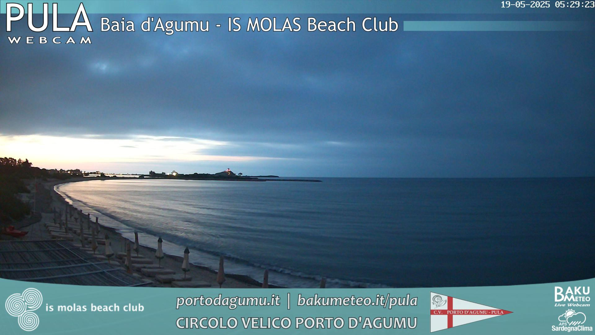 time-lapse frame, Porto d'Agumu webcam