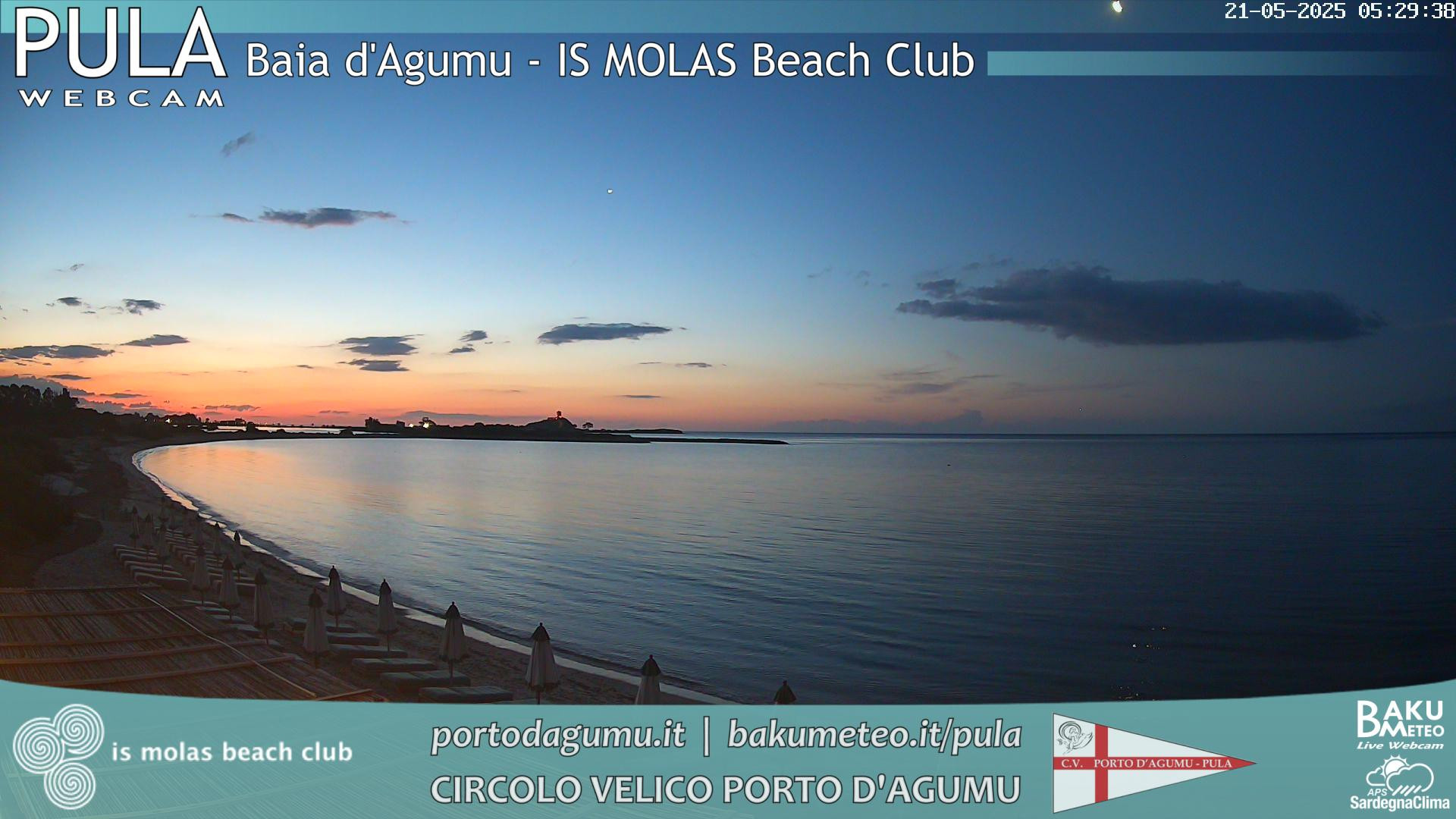 time-lapse frame, Porto d'Agumu webcam
