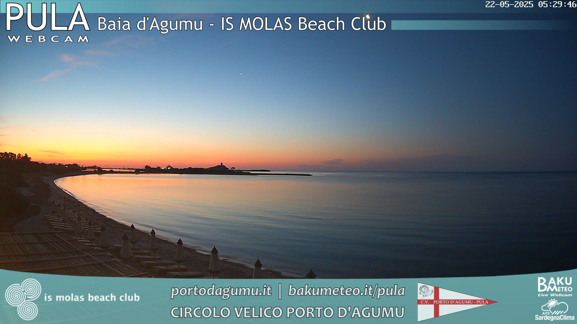 time-lapse frame, Porto d'Agumu webcam