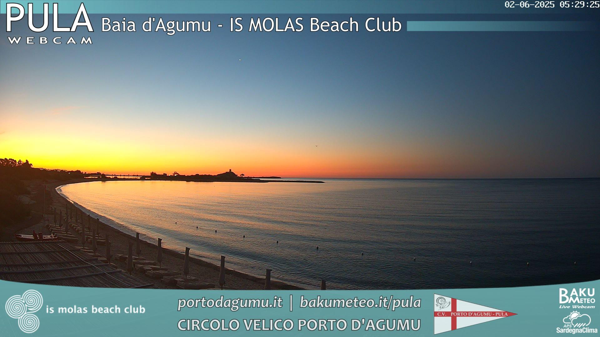 time-lapse frame, Porto d'Agumu webcam